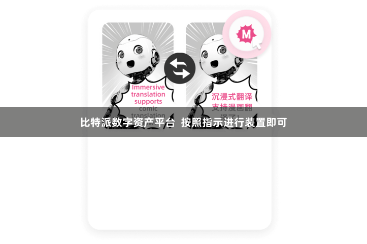 比特派数字资产平台 按照指示进行装置即可