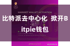 比特派去中心化 掀开Bitpie钱包