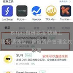 Bitpie备份教程 快速上手比特派钱包，多链资产管理全攻略