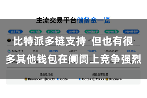 比特派多链支持  但也有很多其他钱包在阛阓上竞争强烈